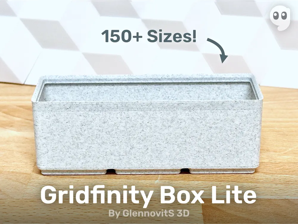 Gridfinity Box Lite - Filament friendly bins