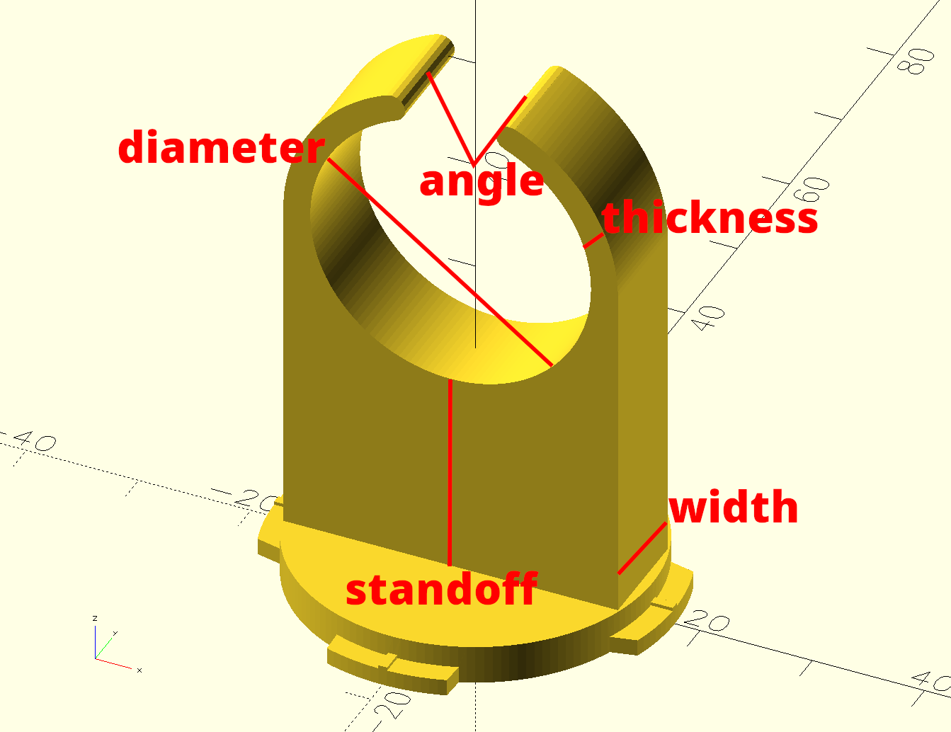 Parametric Bar Mounting Clip - Quad Lock Compatible - photo 3
