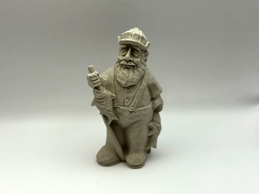 Carved Fisherman Figurine - photo 4