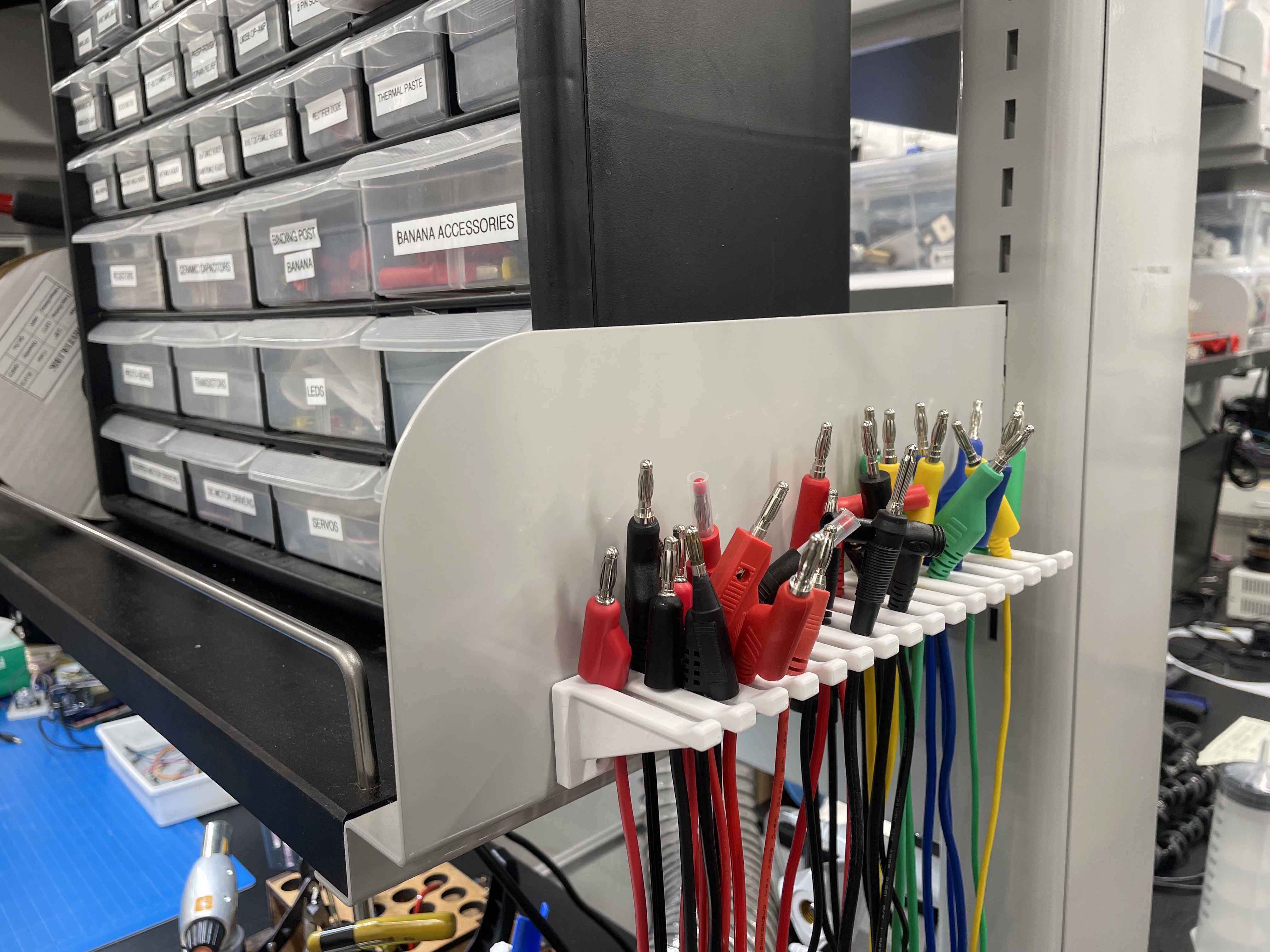 Lab Cable Organizer Wall Hanger