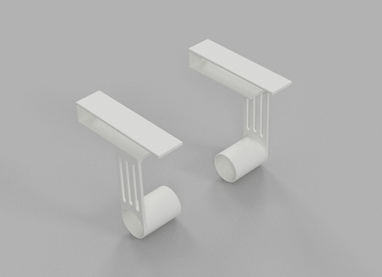 Kitchen paper towel hanger