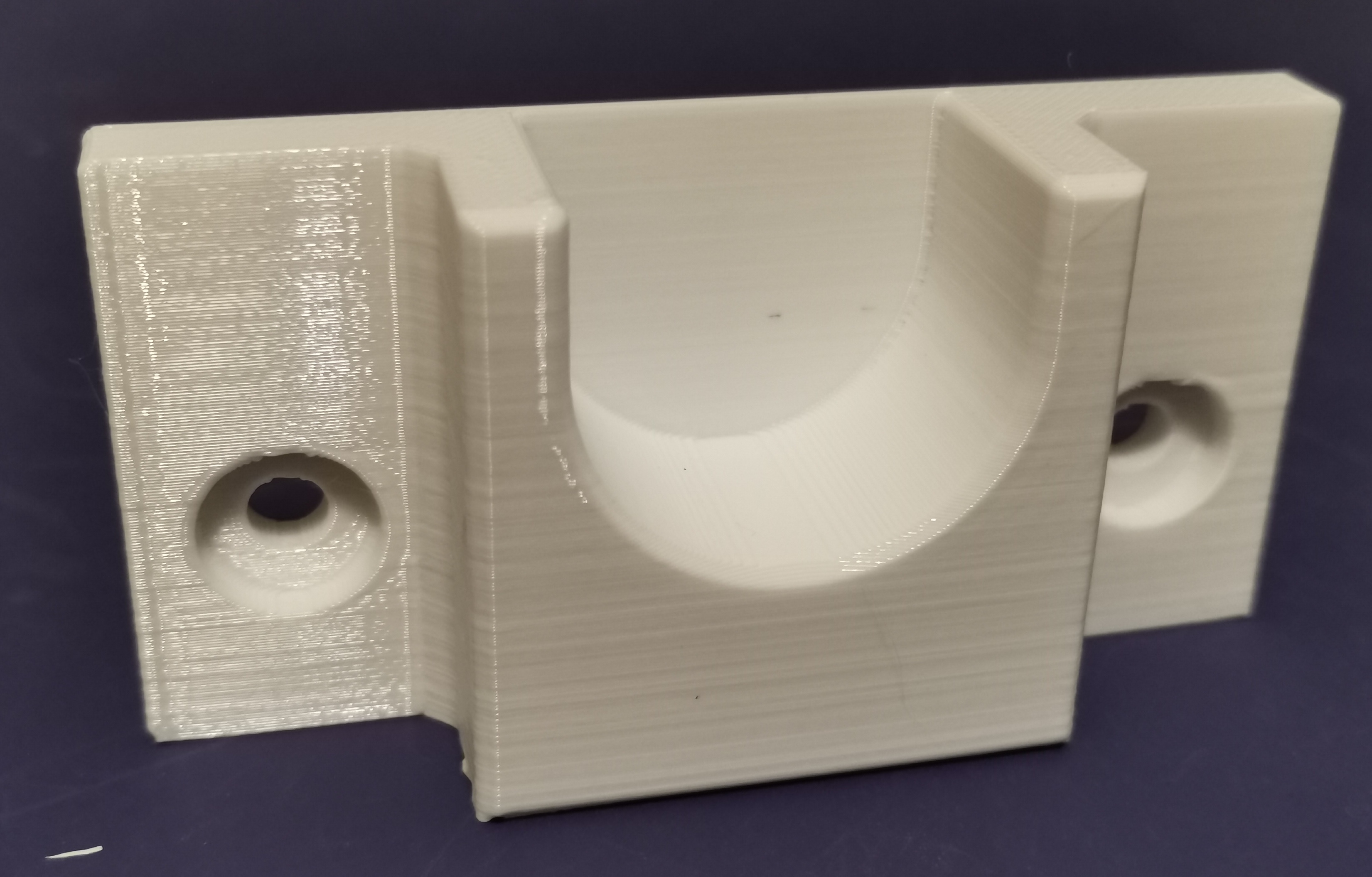 Rod holder / wall mount for 24mm / 28mm filament rod - photo 3
