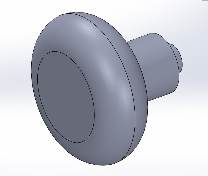 Knob for 3D printers door