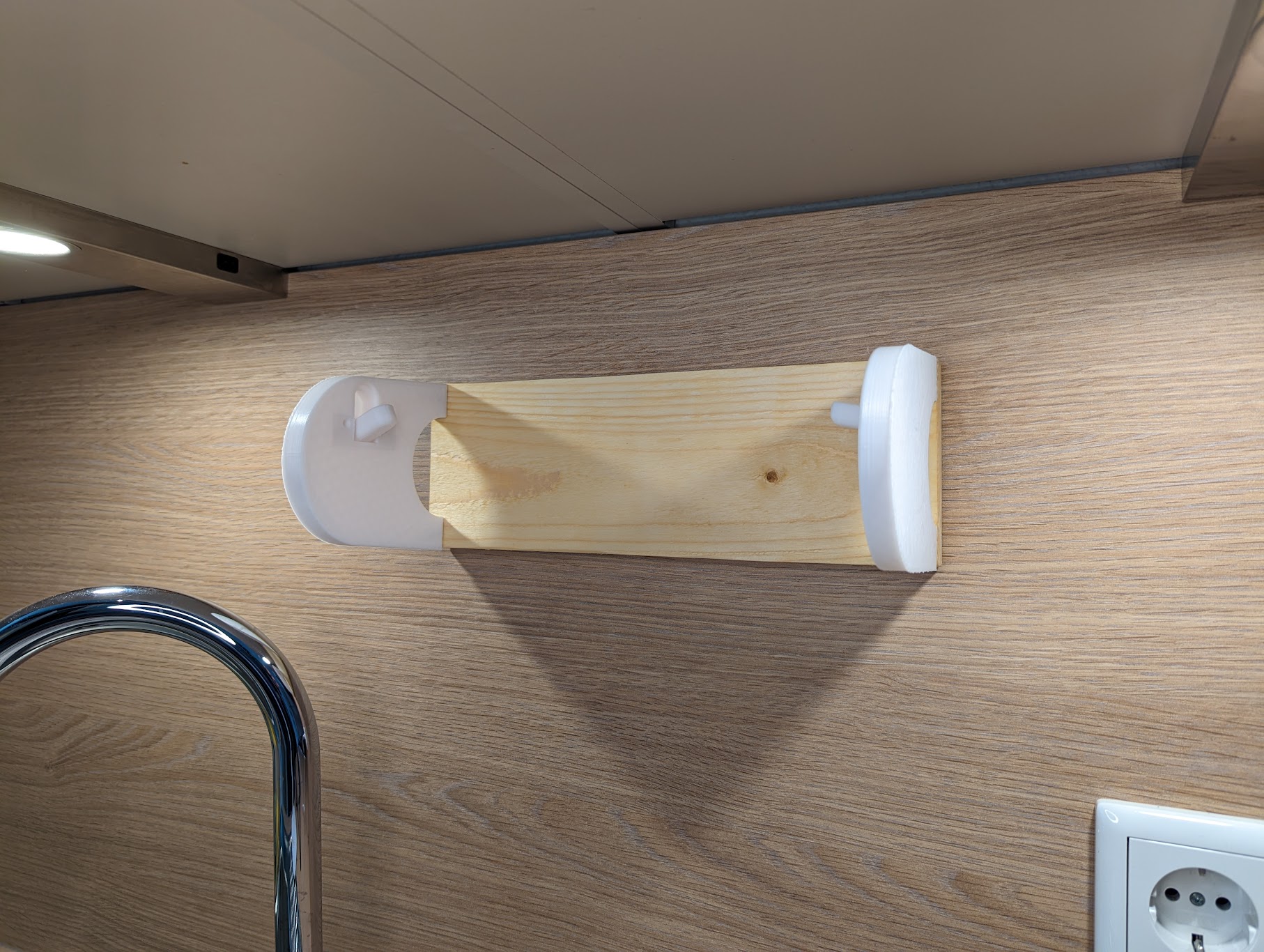 One-handed removable paper roll holder kitchen wipe tissues - photo 2