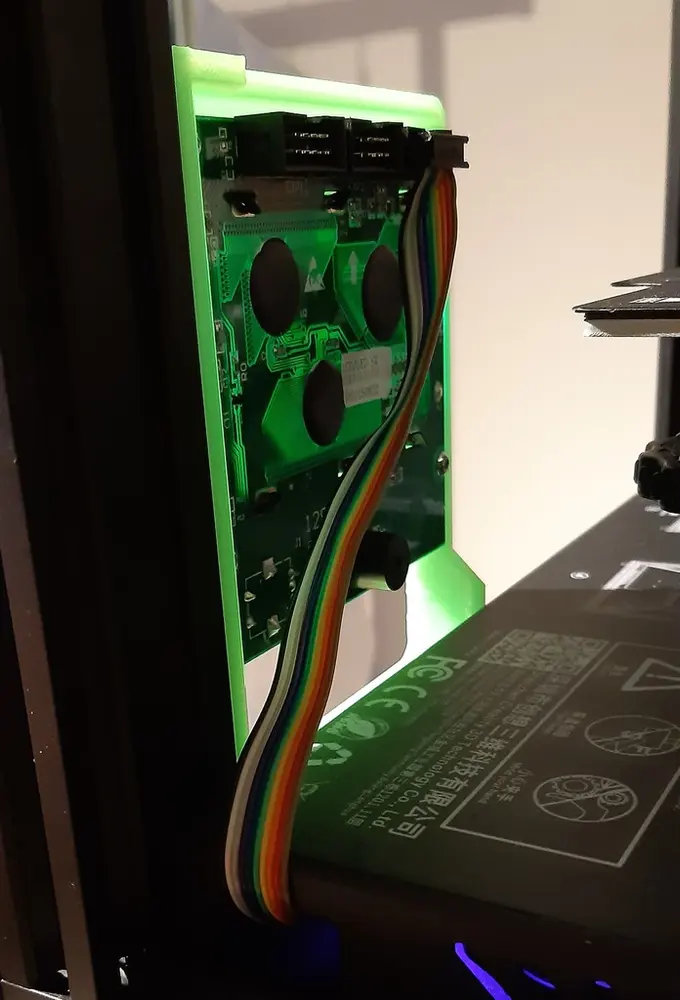 Ender 5 Pro Screen Relocate Bracket Modified - photo 4