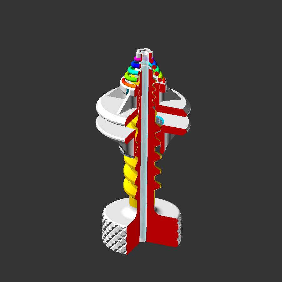 differential screw clamp