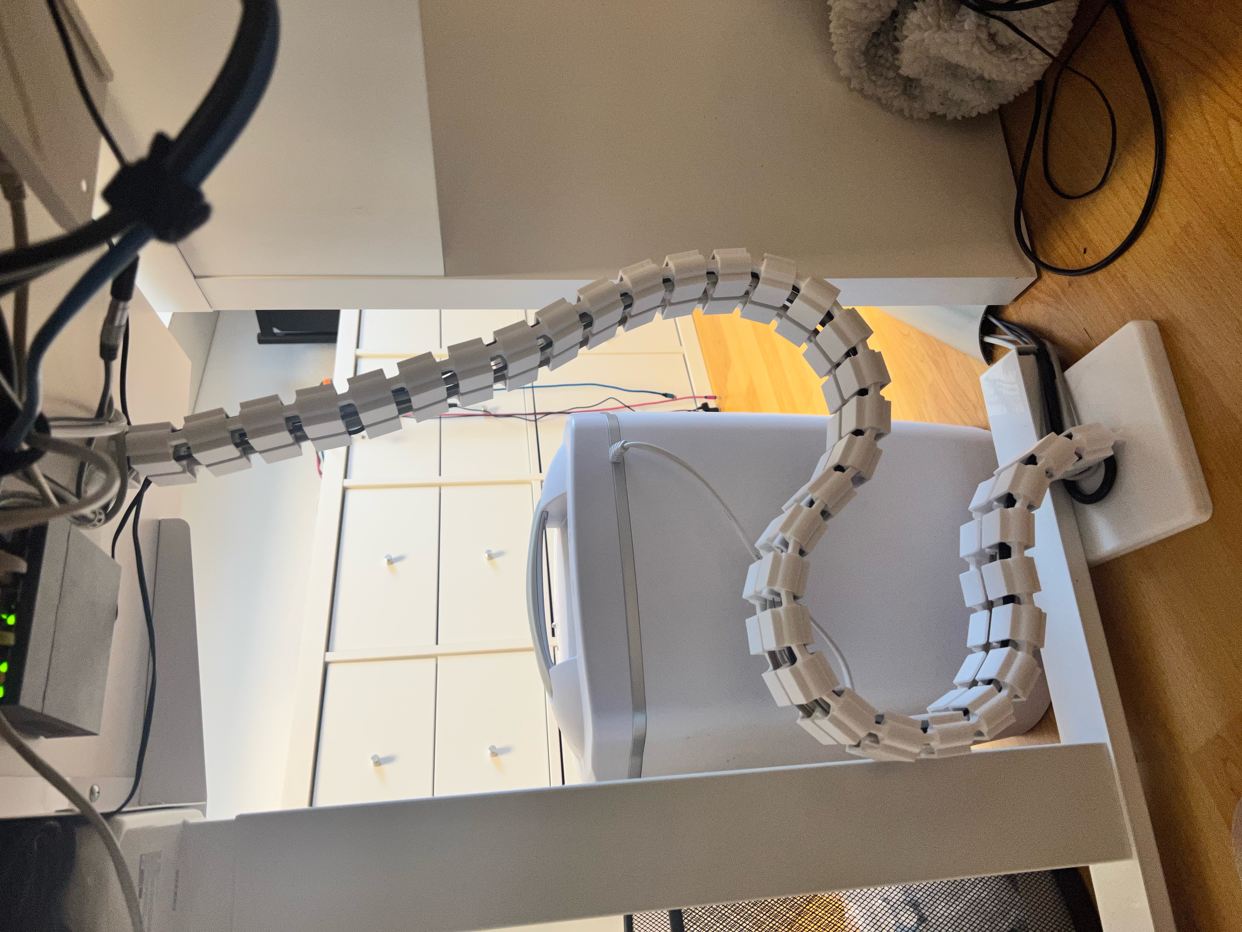 Cable duct / cable management for desks - photo 2