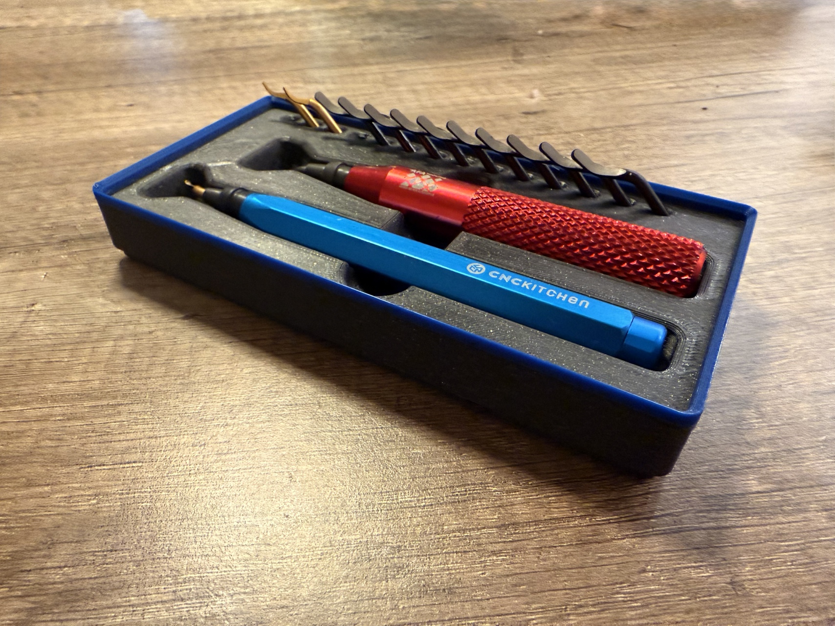 CNC Kitchen + AFA Deburring tool box for Gridfinity