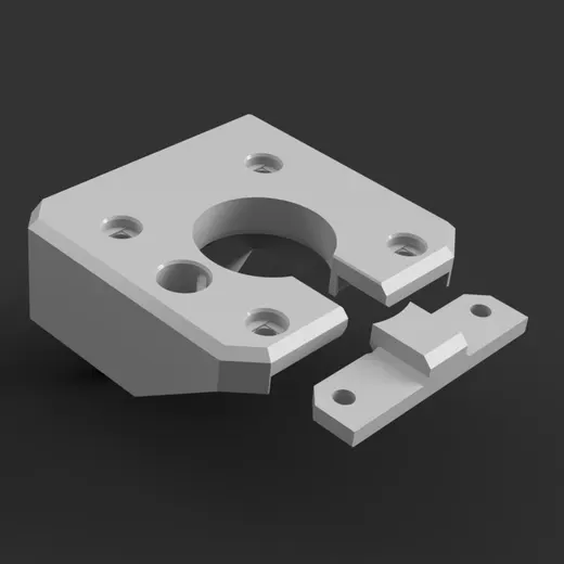 Openable Z Axis Mount | MK3/S+ Motor Bracket - photo 2