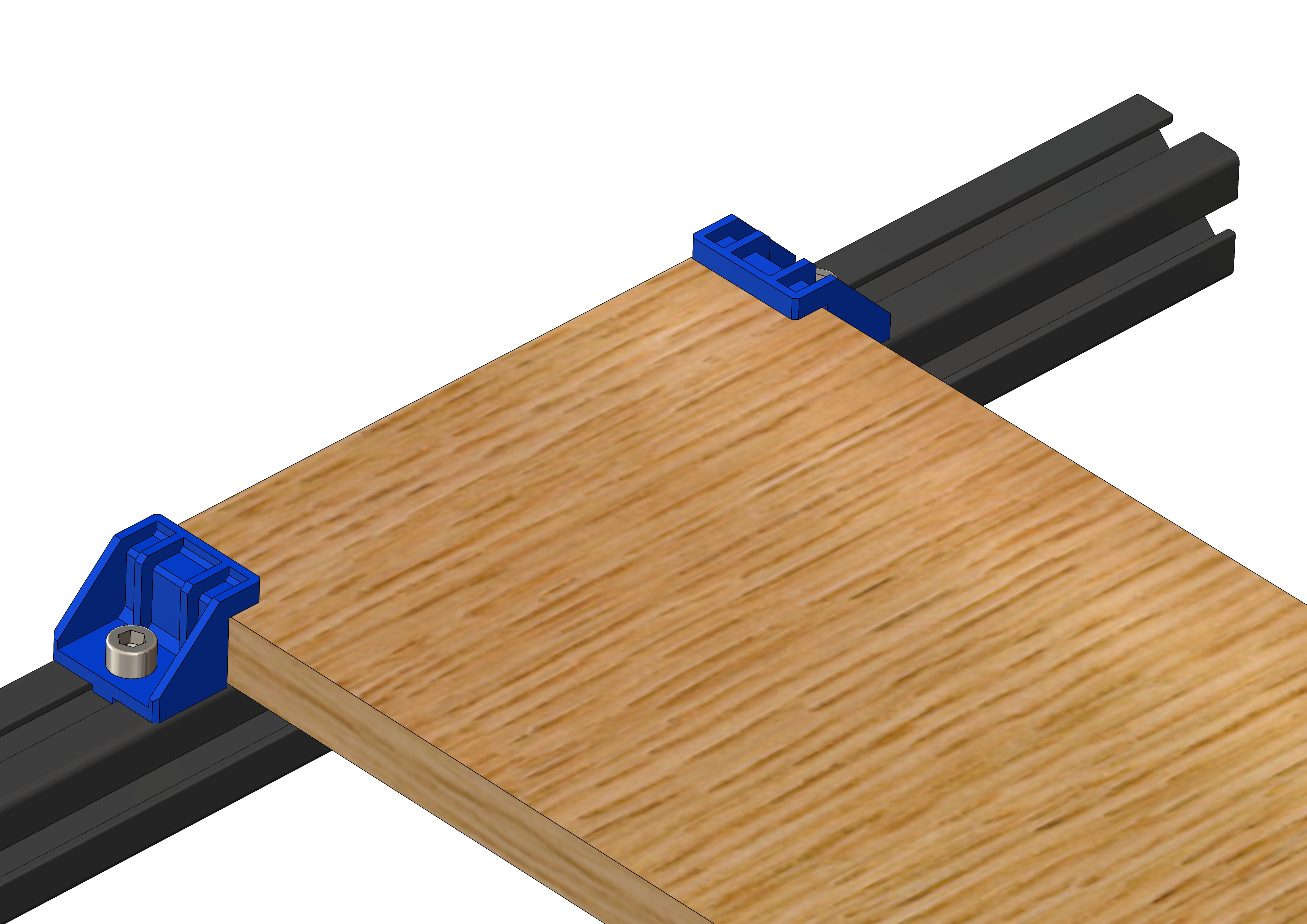 Plate Clamp for Aluminum Profile with 8mm Slot - photo 2