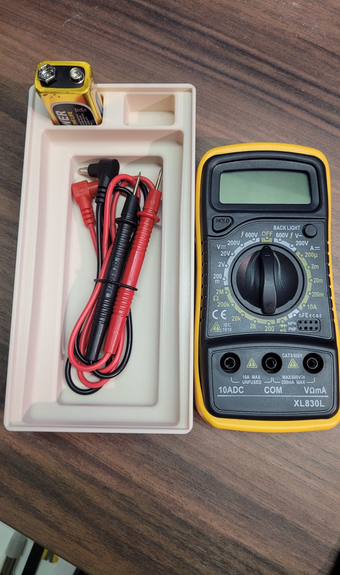Gridfinity Multimeter storage with compartments - photo 3