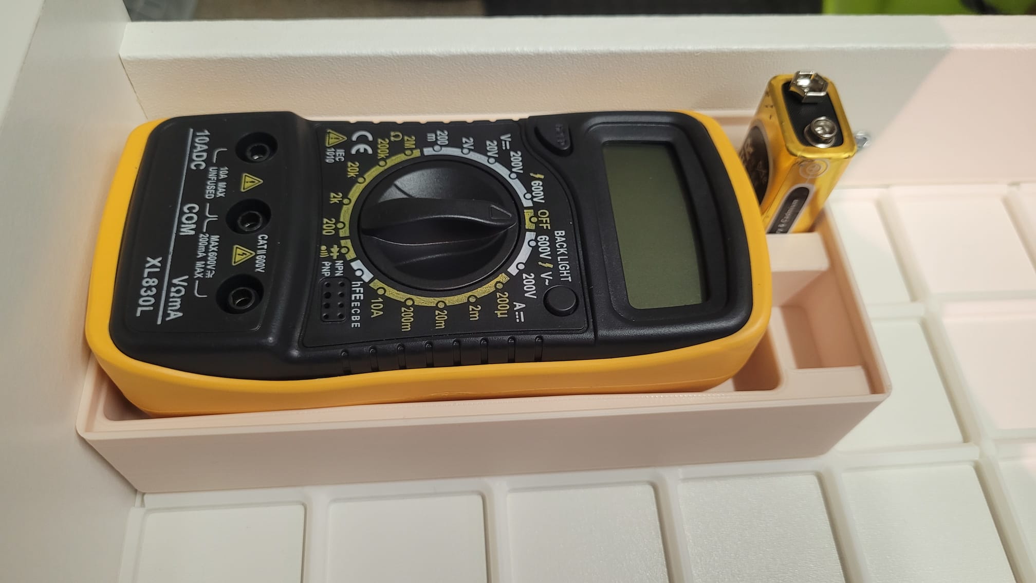 Gridfinity Multimeter storage with compartments - photo 4