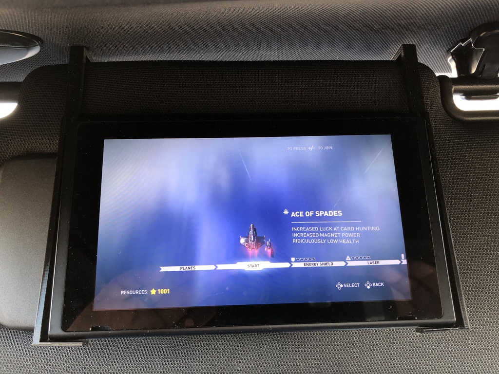 Nintendo Switch Car Visor Mount
