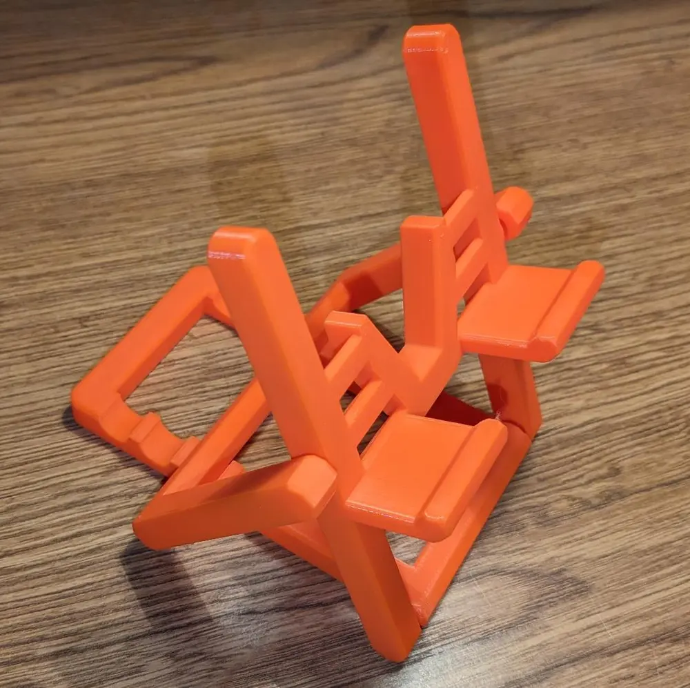 Print in place adjustable phone stand