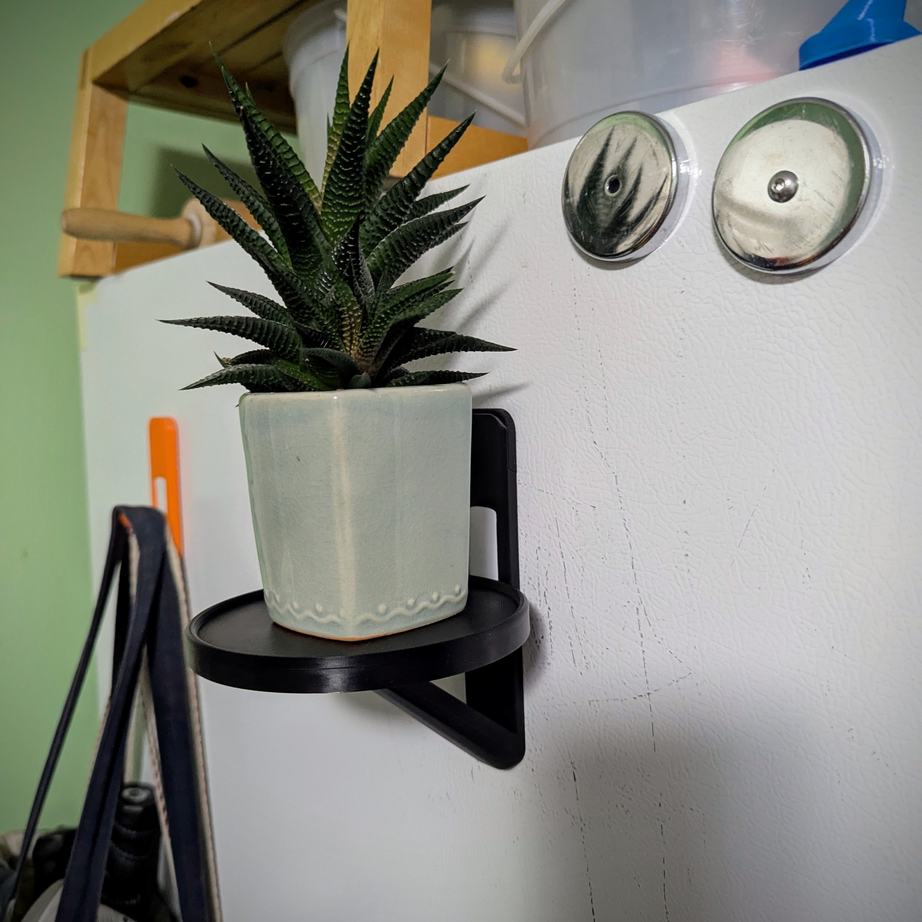 Command Strip Flower Pot Shelf
