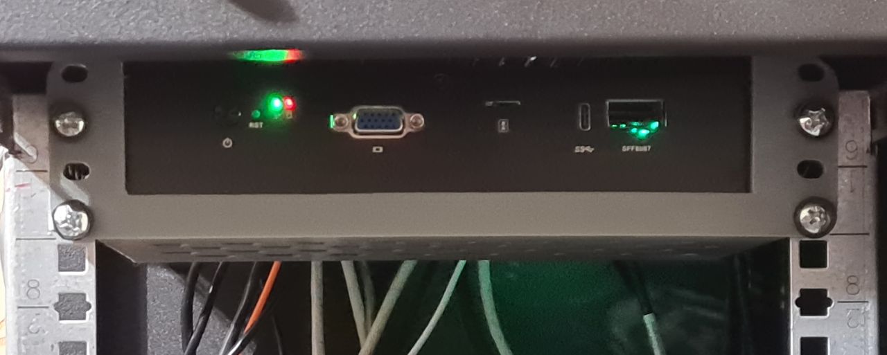 10" inch rack shelf for server/PC Qotom series Q203* in New design (for example Qotom Q20331G9) - photo 2