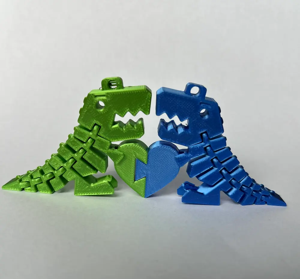 Flexi Dino REX frendship keychain - photo 3