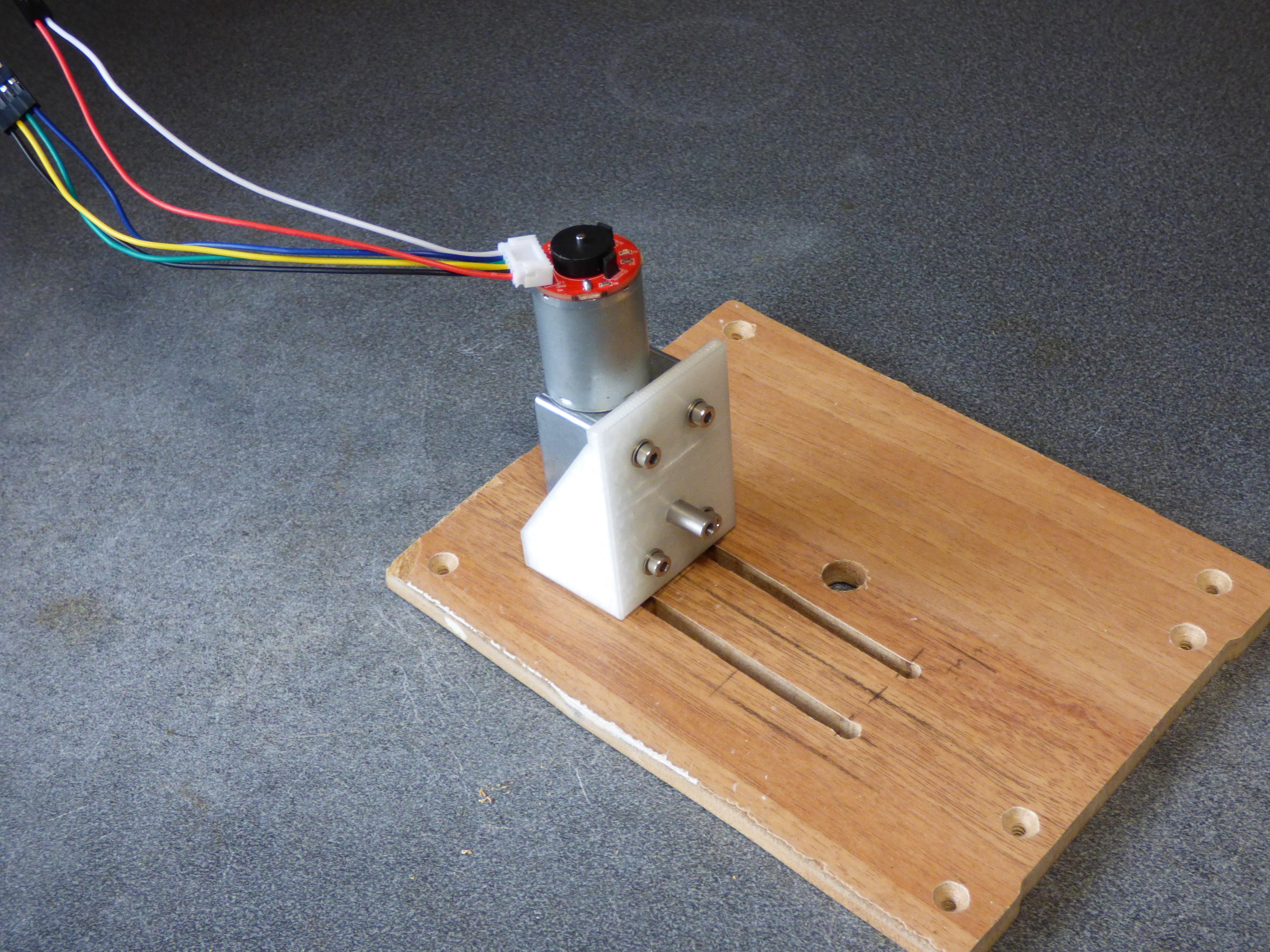 Motor mount for JGY-370-CE worm drive motor - photo 2