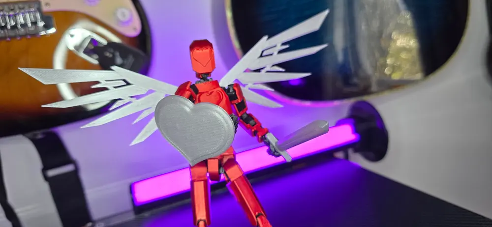 DUMMY 13 - VALENTINES HEART WARRIOR FIGURINE - photo 3