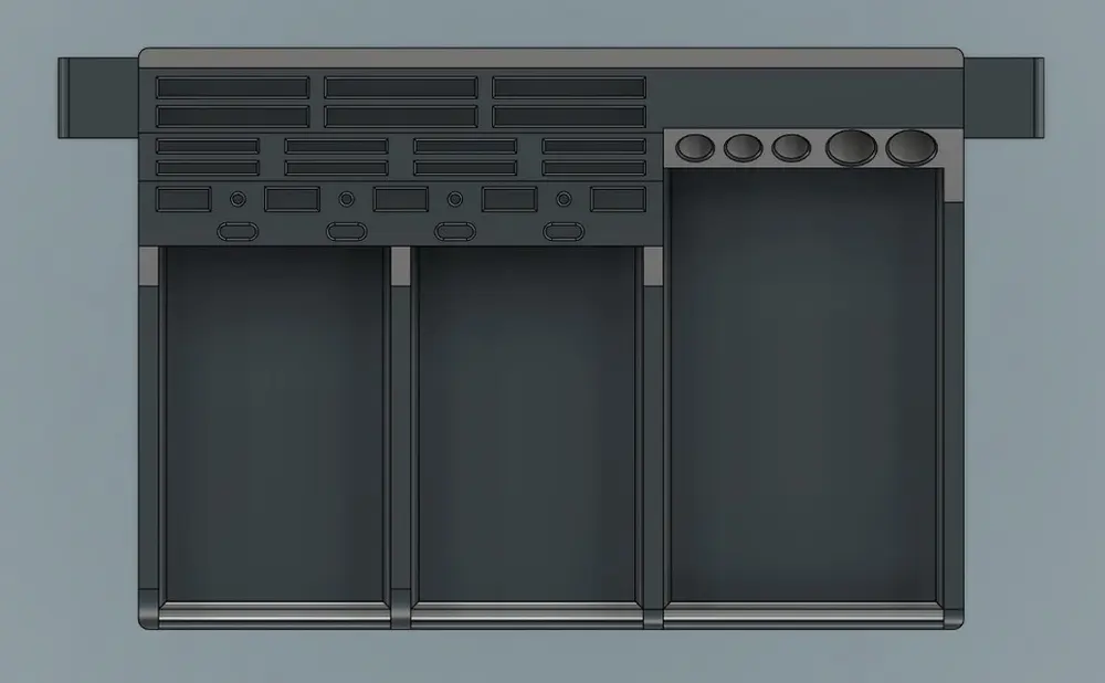 Desk Organizer (17mm desk)