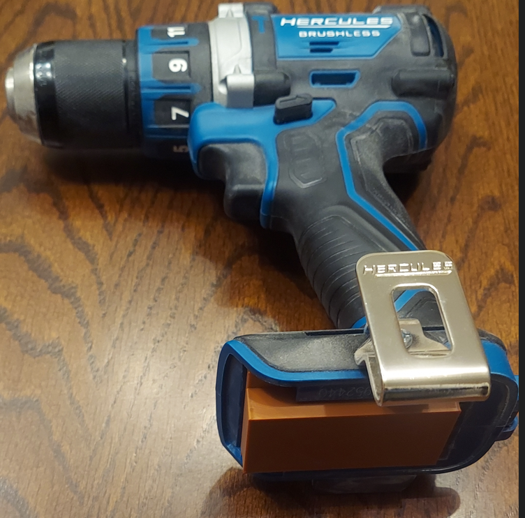 Hercules Tool Mount (battery slot insert) Hercules Battery Mount