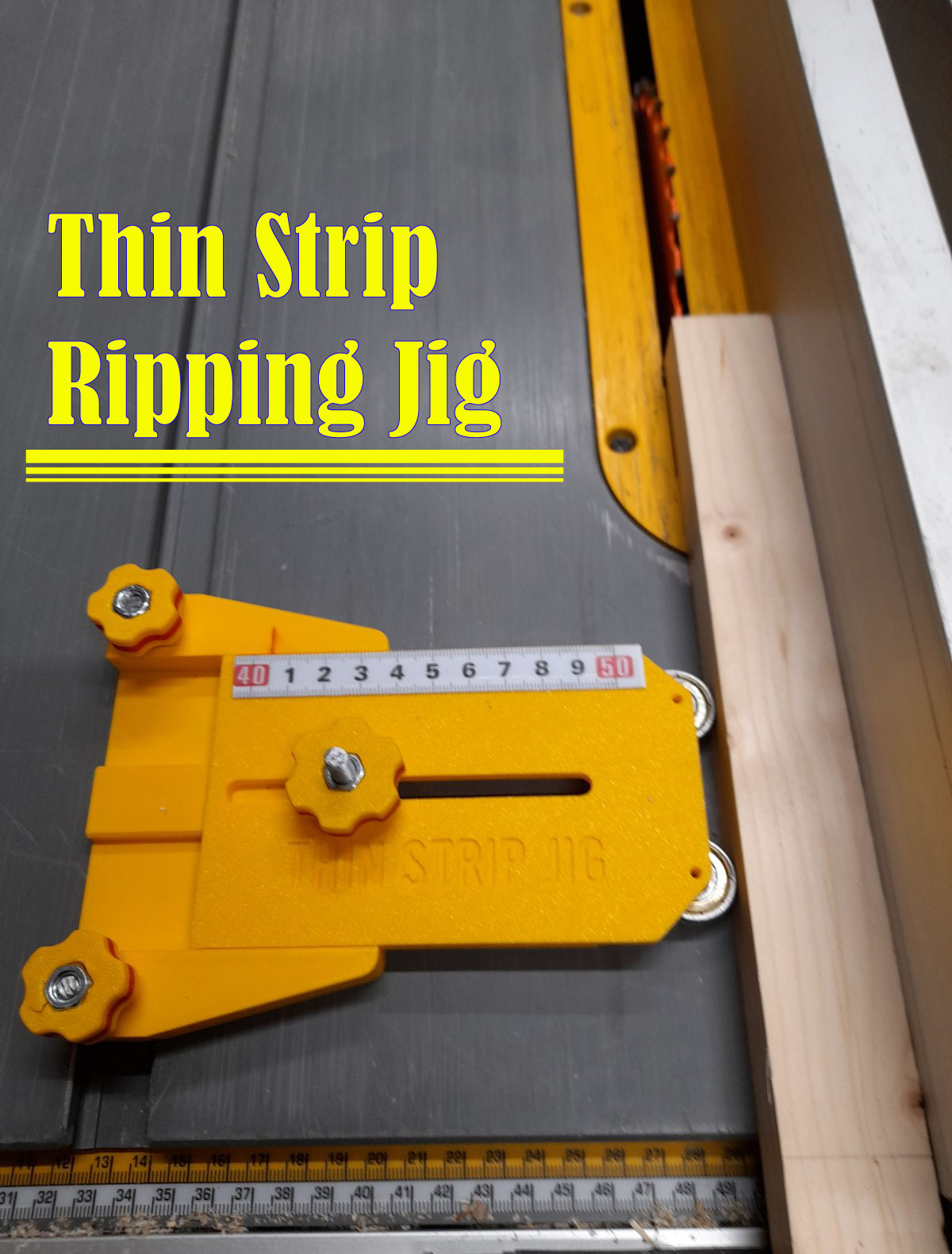 Thin Rip Table Saw Jig DeWalt / Rage Evolution - photo 2
