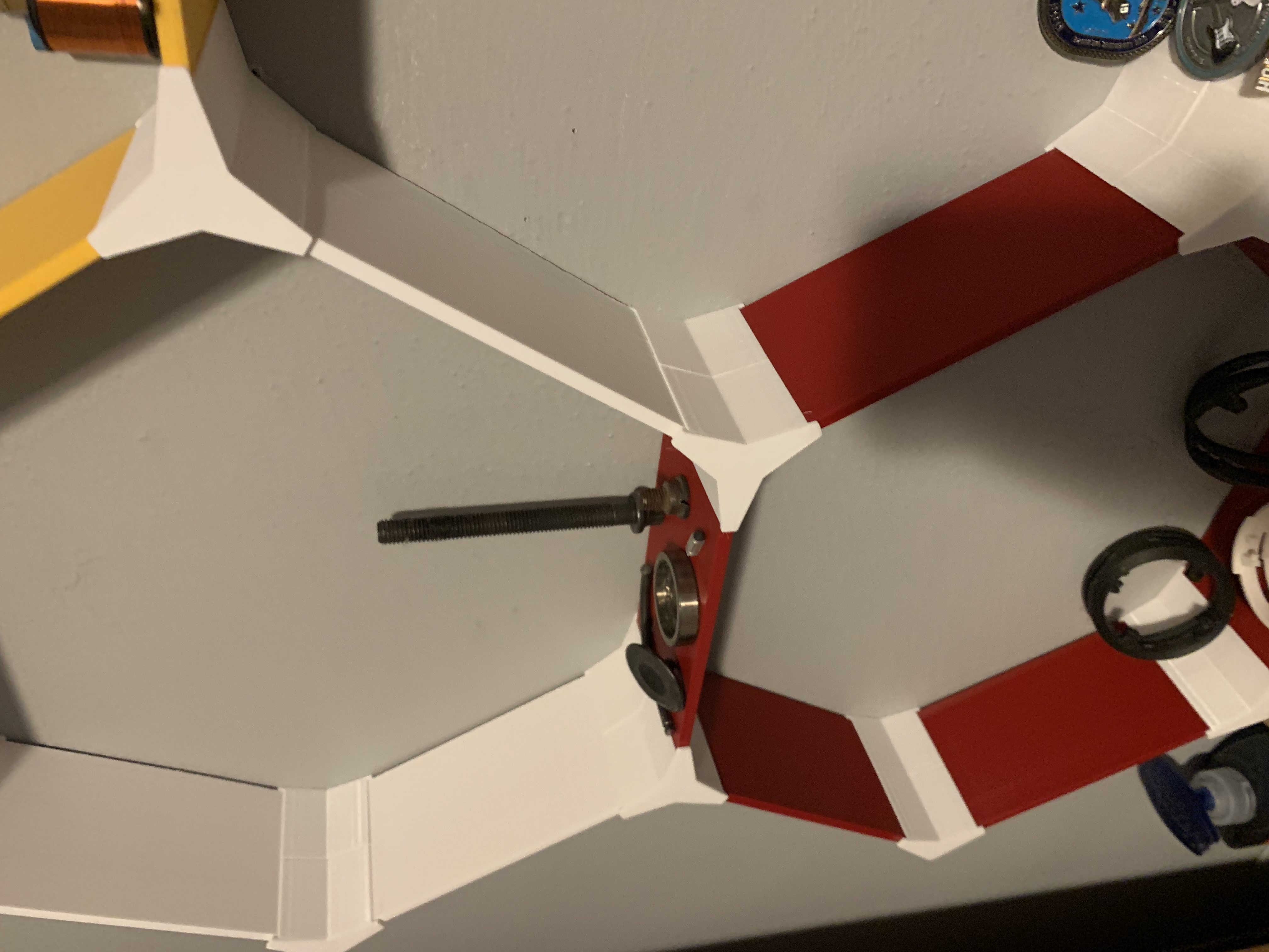 Strong fully 3D printed 10.25" hexagonal shelf system - photo 3
