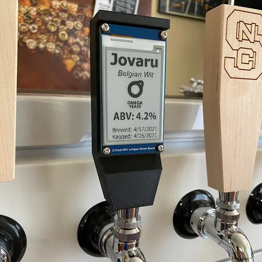 E-Paper Display Tap Handle