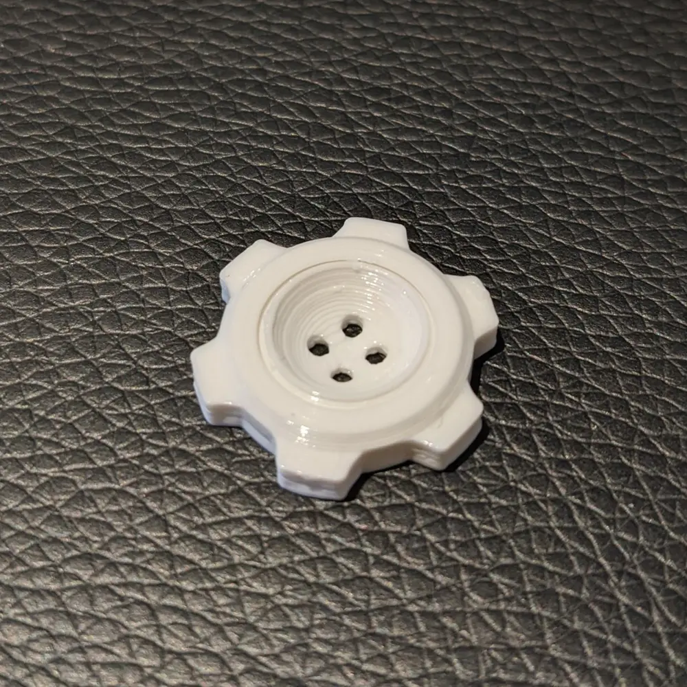 Spinning Gear Fidget Button (Print-In-Place)