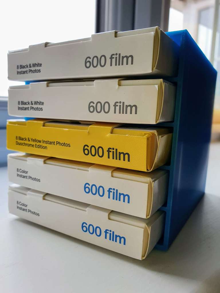 Polaroid 600 / SX-70 Film Box Storage Unit