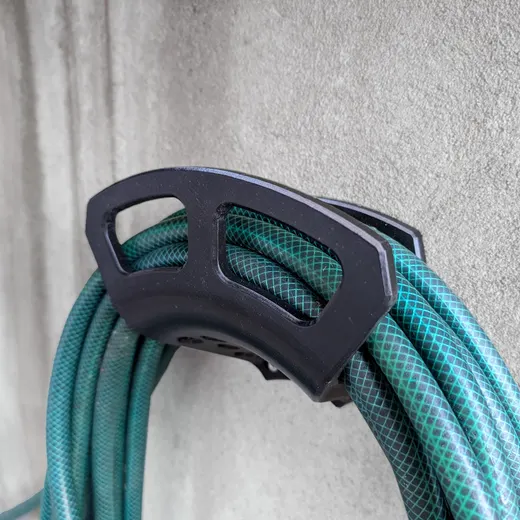 Strong garden hose holder