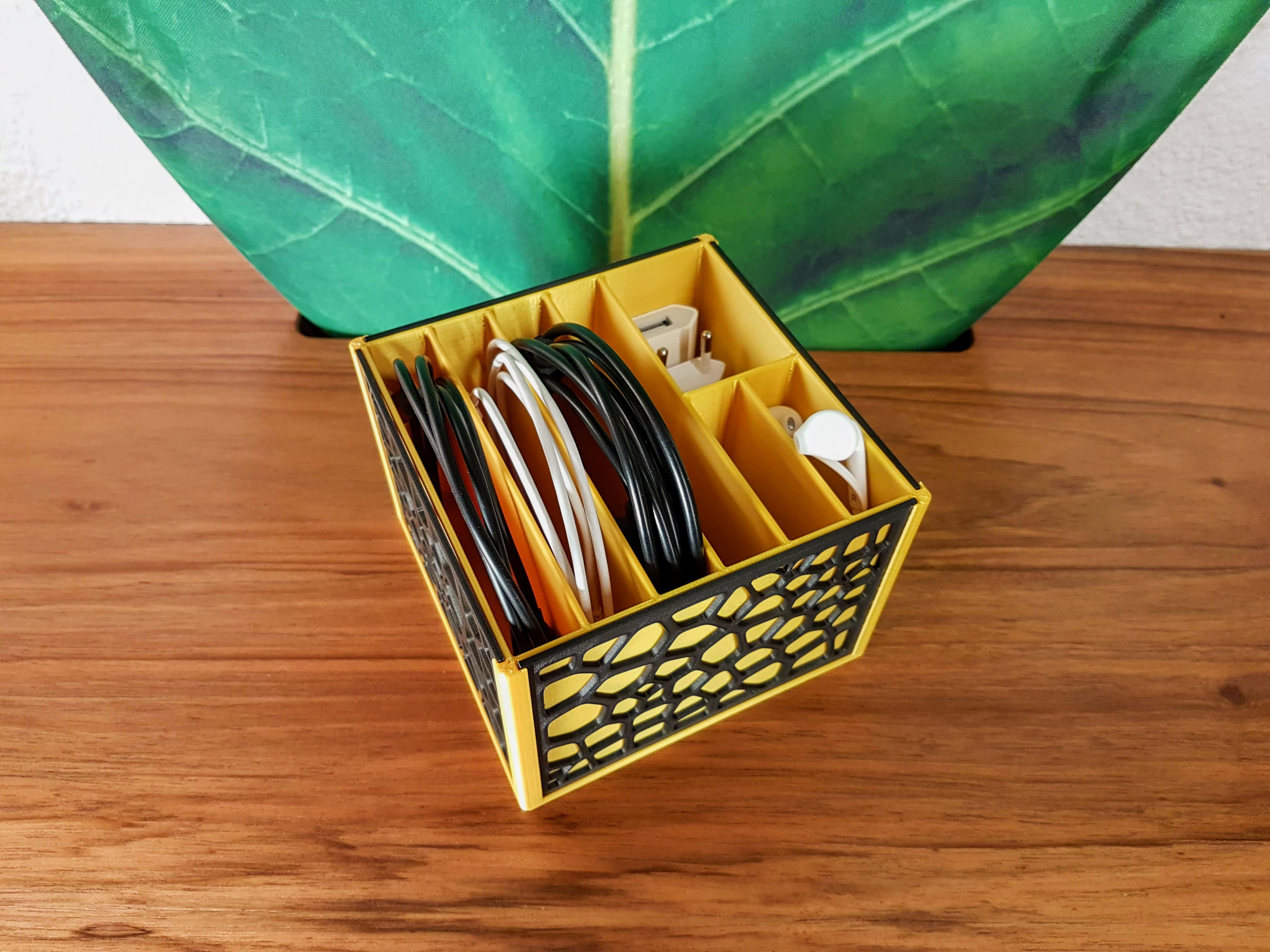Voronoi Cable Organizer | Cable Storage Box - photo 2