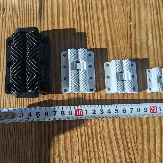 Print in place mini gear hinge assortment
