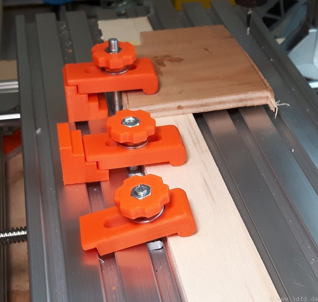 Clamp holder for a 3018 CNC milling / engraving machine  - photo 2