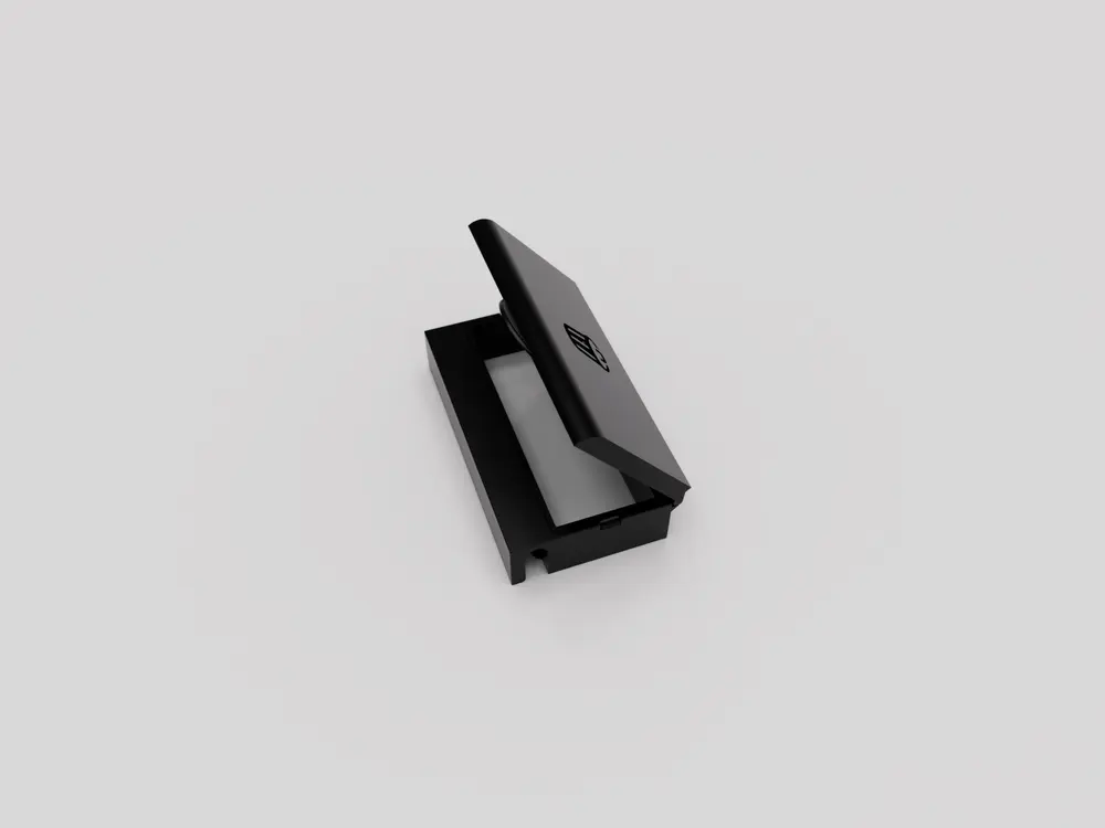 Car Trash Bin (print-in-place, minimal & clean supports, optional magnet support) - photo 4