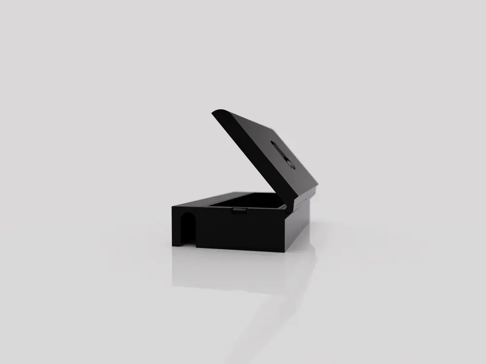Car Trash Bin (print-in-place, minimal & clean supports, optional magnet support) - photo 3