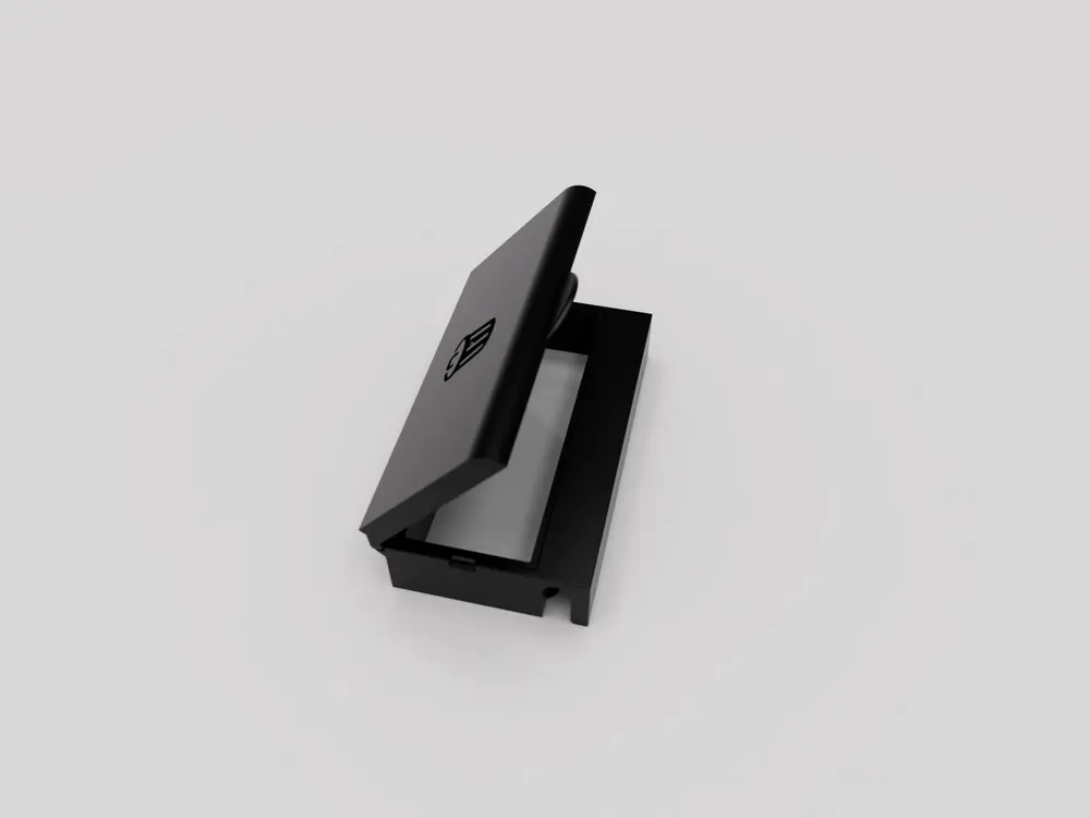 Car Trash Bin (print-in-place, minimal & clean supports, optional magnet support) - photo 2