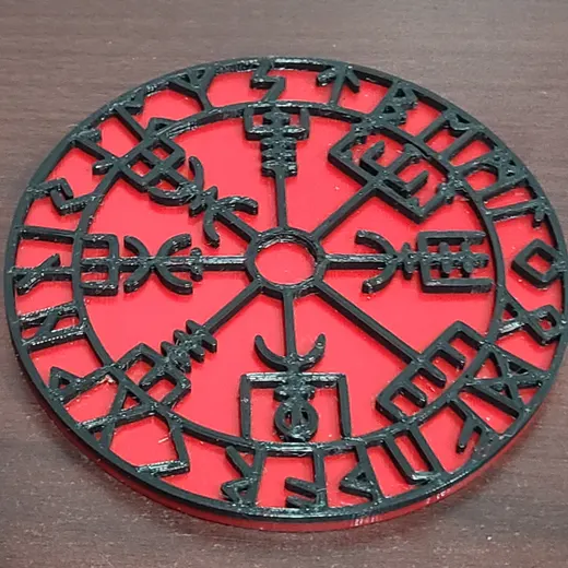 Vegvisir - Viking Compass Coaster
