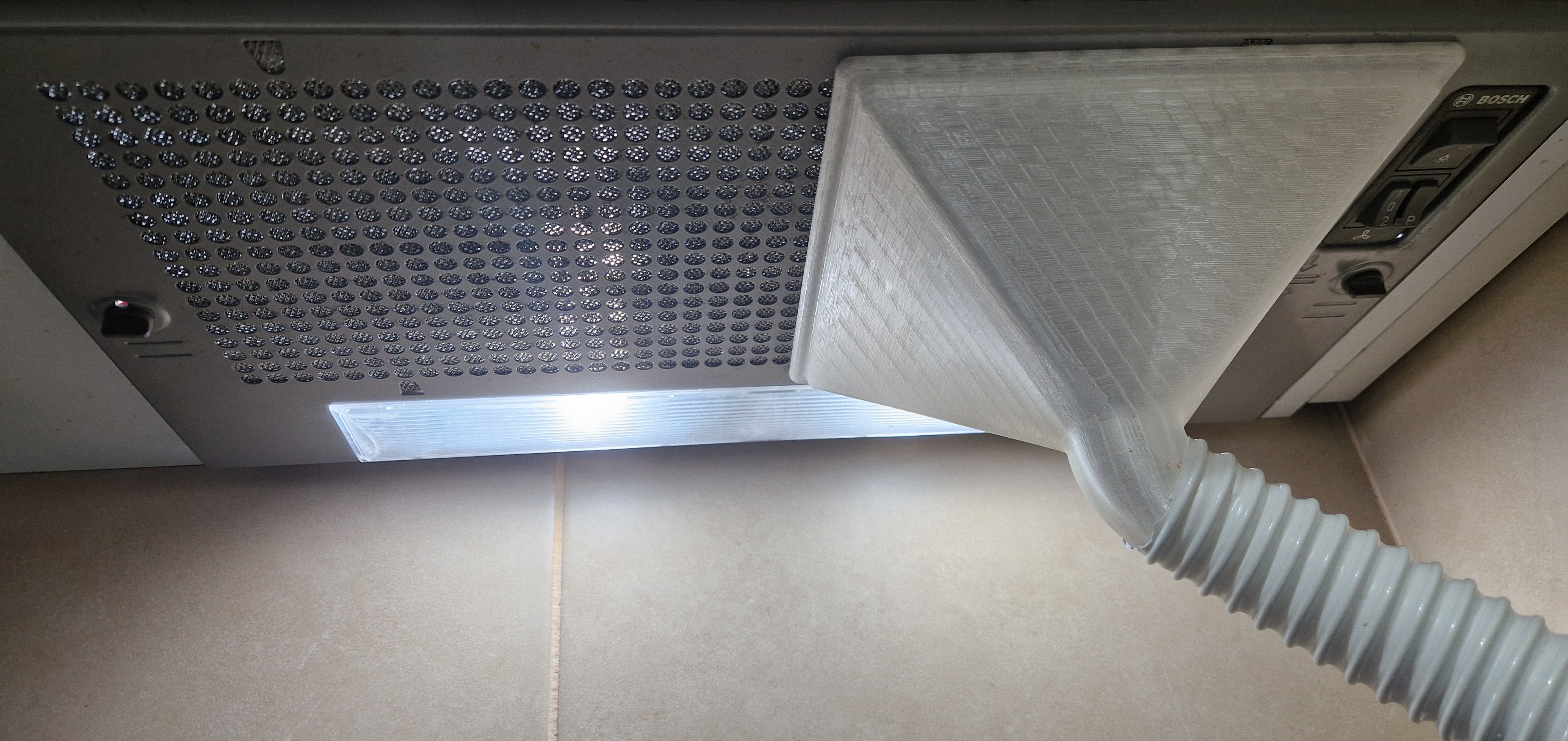 Magnetic Kitchen Hood Exhaust Funnel for 3D Printer Venting - photo 3