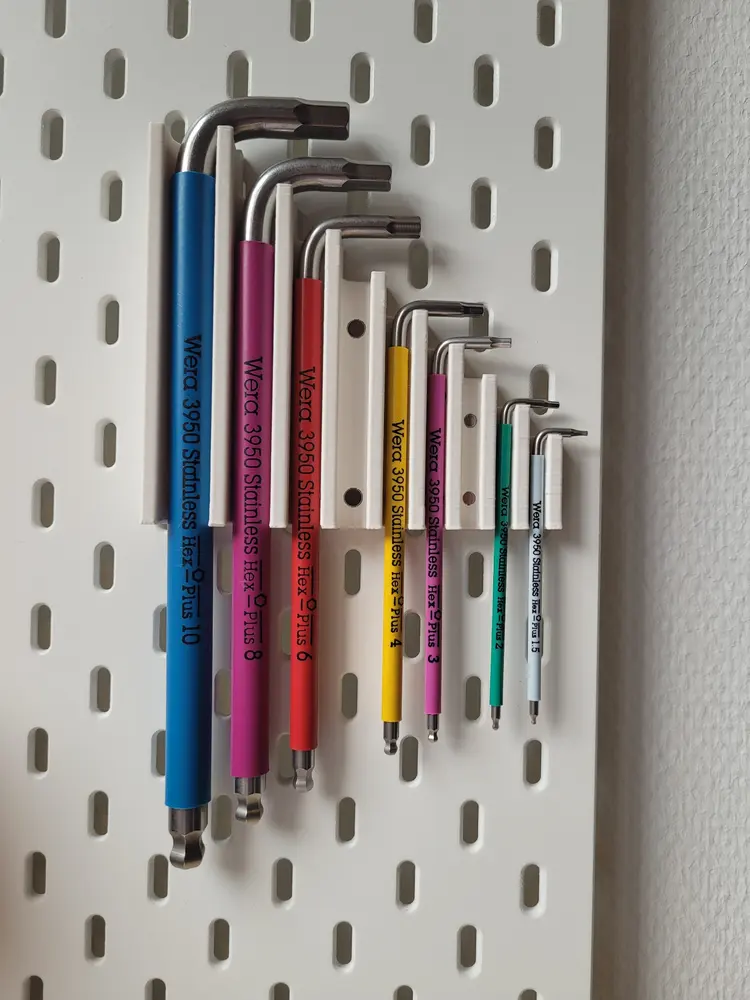 Ikea Skadis Wera keys magnetic mount - photo 2