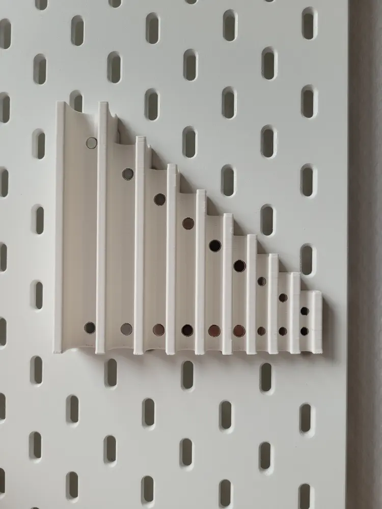 Ikea Skadis Wera keys magnetic mount - photo 3