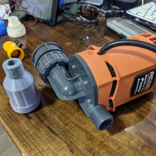 Ridgid Shop Vac Water Pump Hose Adapter - photo 2