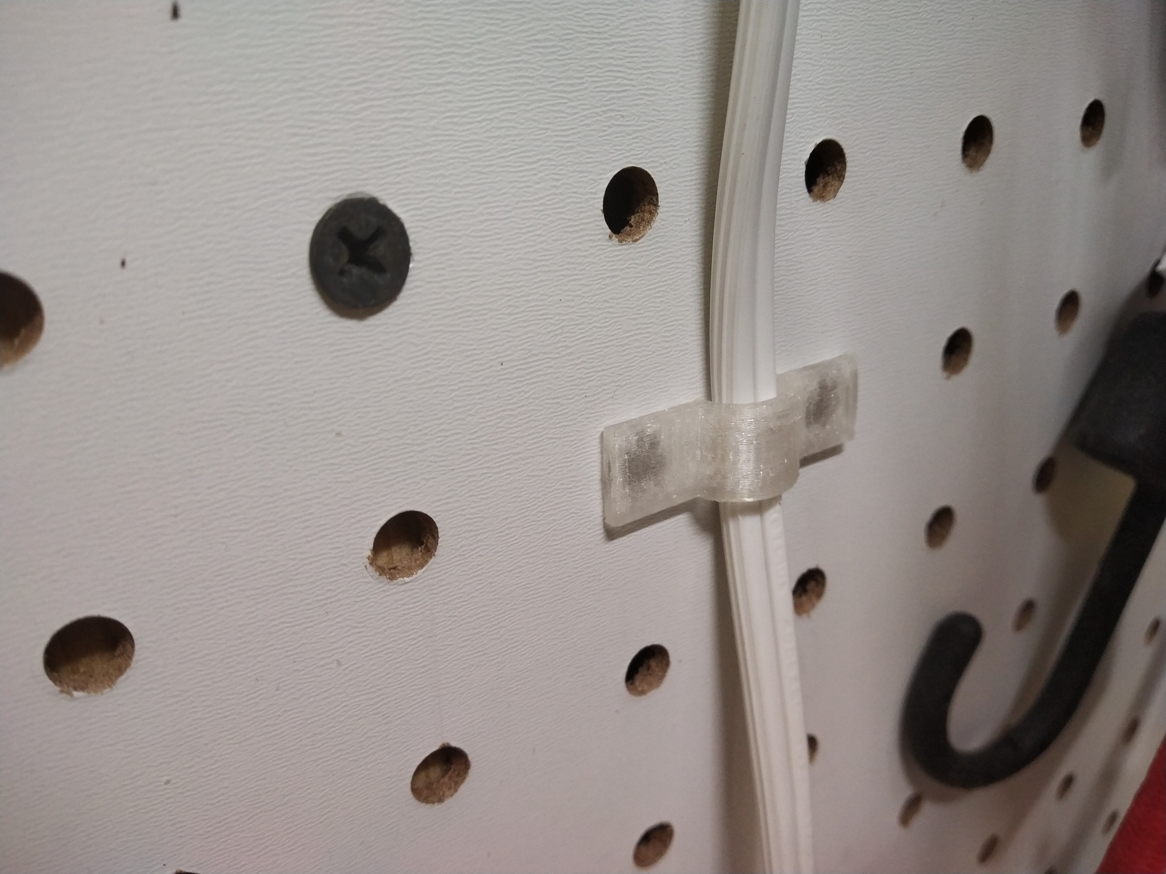 Peg Board Cable Clip