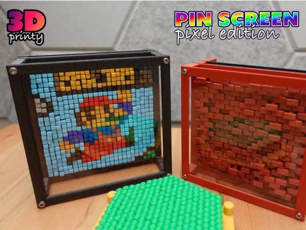 Pin Screen Toy - Pixel Edition