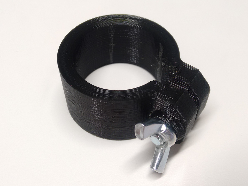 30mm tube clamp with winged/buttefly nut