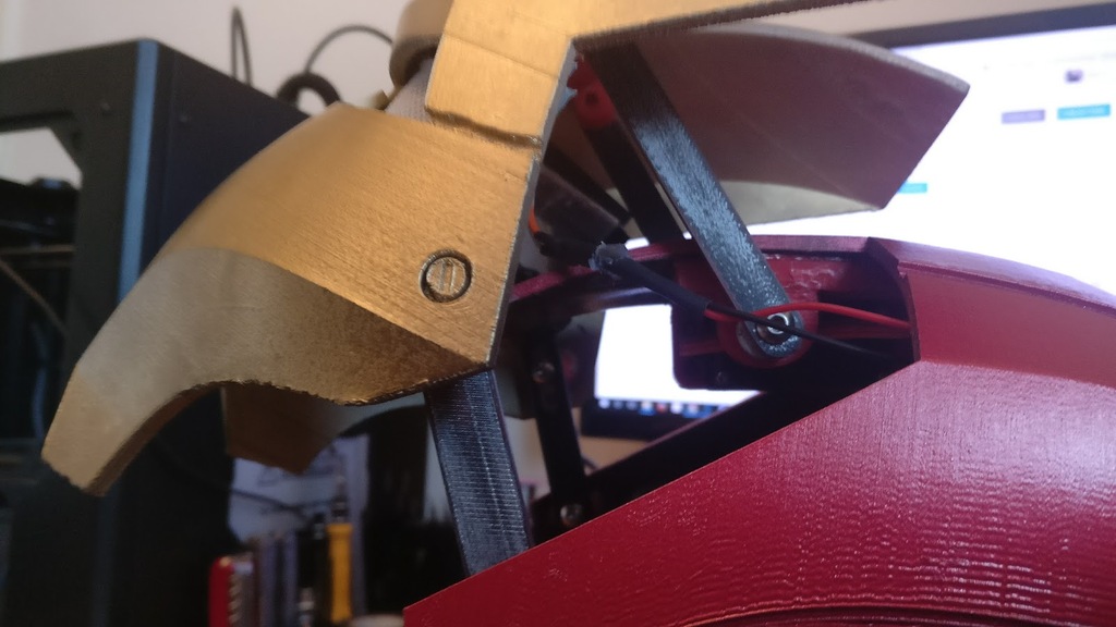 Servo Hinge for Iron Man Helmet