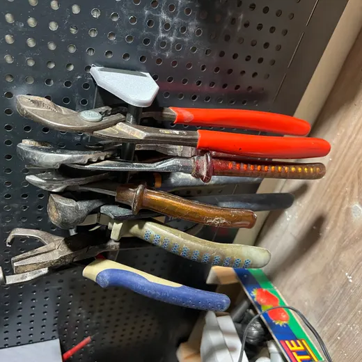 Reinforced version of the original pliers holder to my Peg Board - photo 2