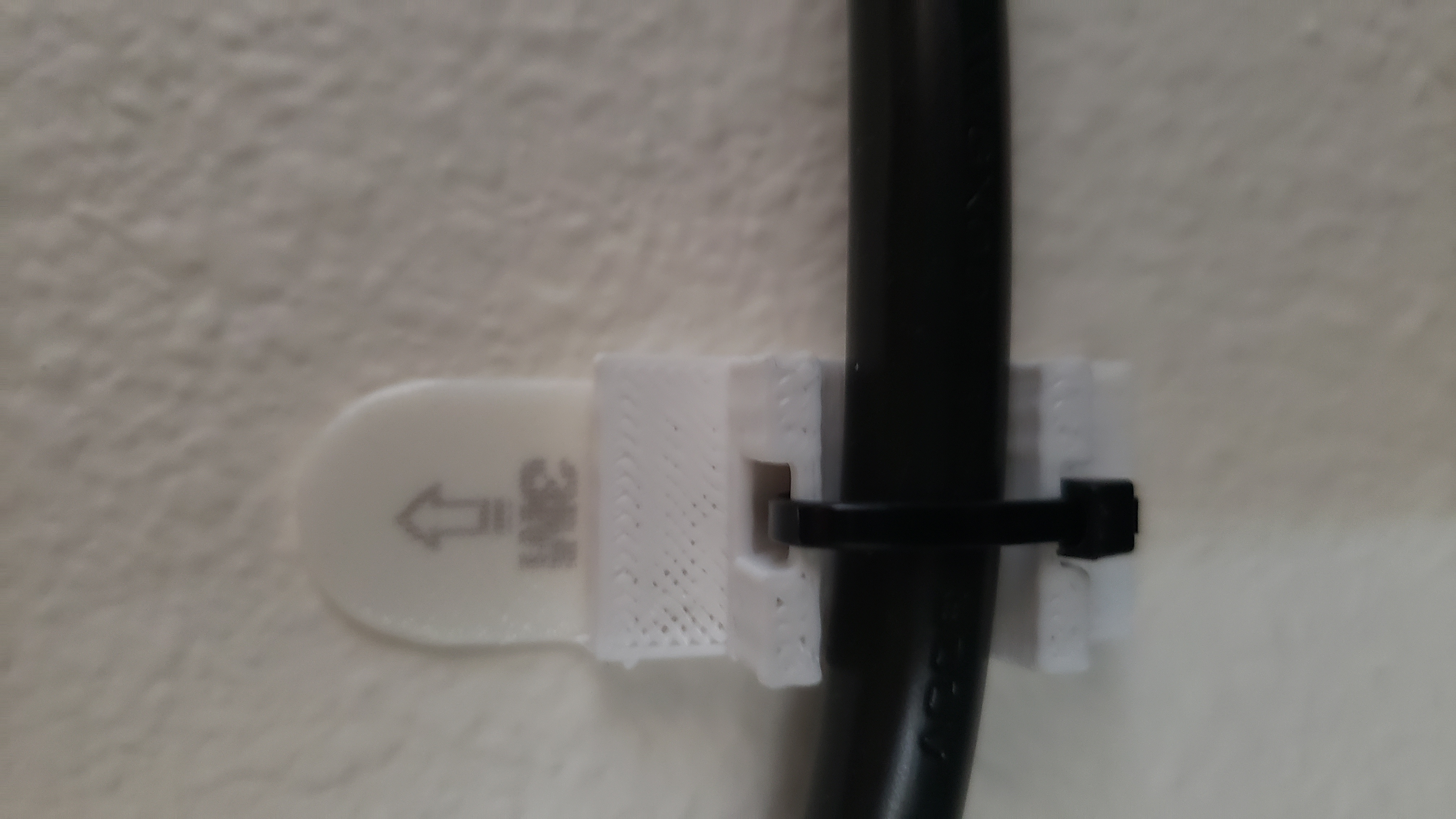 Command Strip Zip-Tie Holder for Power Cable - photo 2