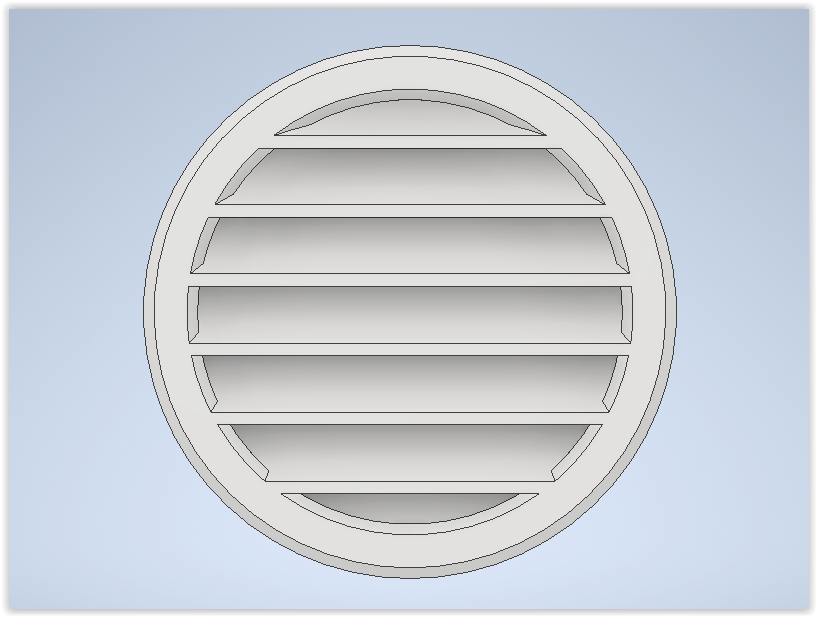 Through-door circular vent - photo 4