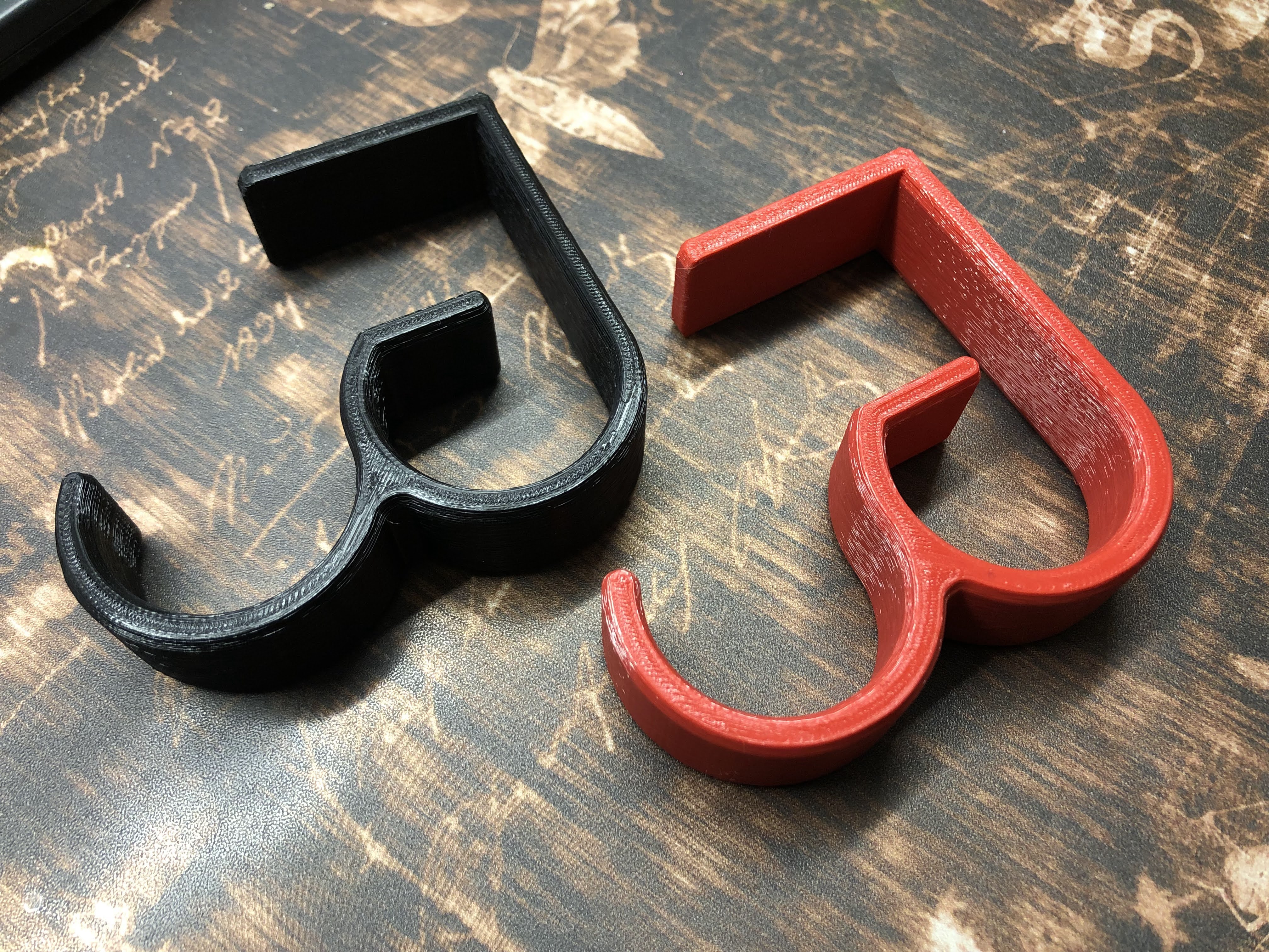Desk Cable Management Hugger Clip - Ikea Compatible - 34mm - photo 2
